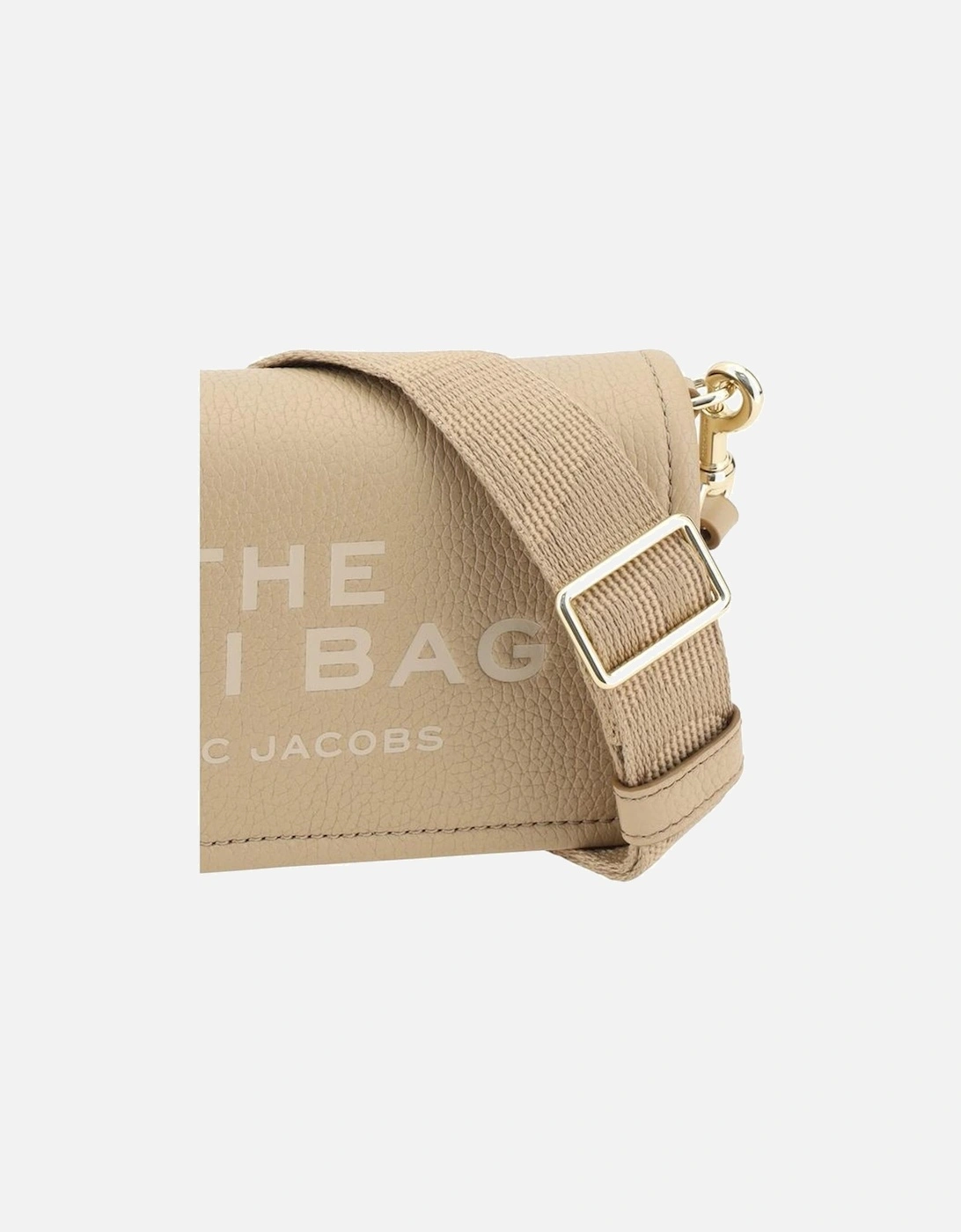 Calfskin Mini Bag with Adjustable Strap Women - Beige Shoulder Bags