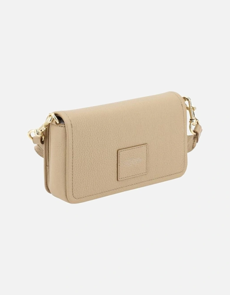 Calfskin Mini Bag with Adjustable Strap Women - Beige Shoulder Bags