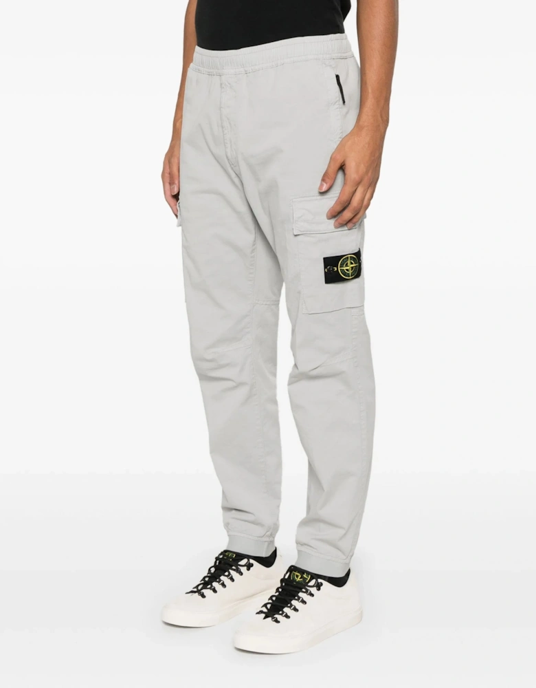 Cuffed Combat Trousers Grey