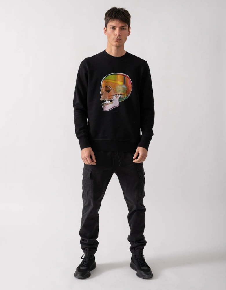 PS Mens Skull Sweatshirt