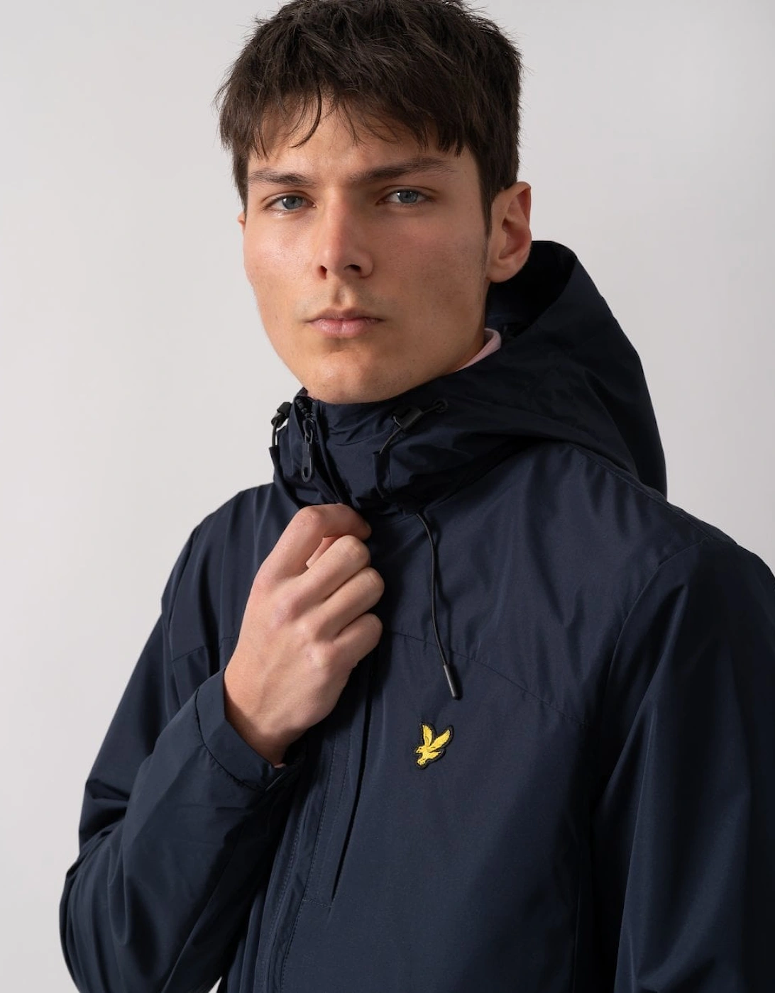 Lyle & Scott Lightweight Hooded Zip Through Mens Jacket