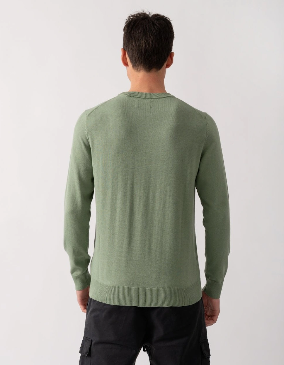 Mens Classic Cotton Crew Neck Jumper