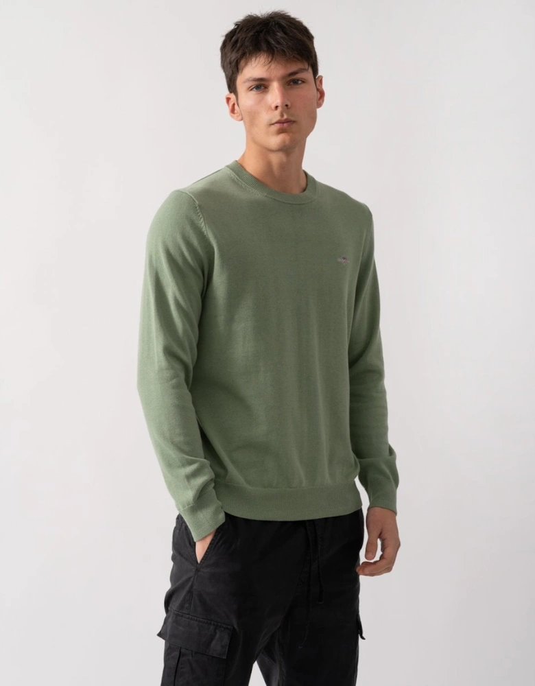 Mens Classic Cotton Crew Neck Jumper