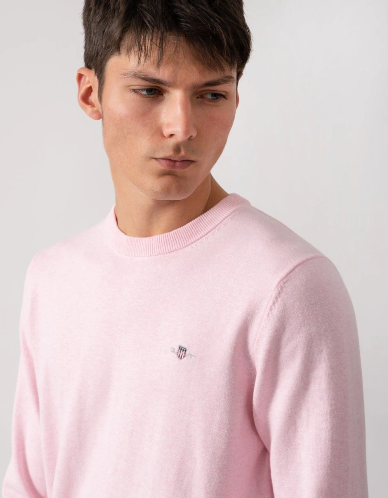 Mens Classic Cotton Crew Neck Jumper