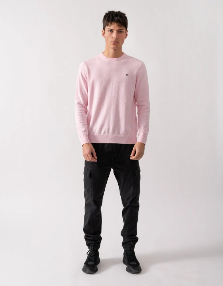 Mens Classic Cotton Crew Neck Jumper