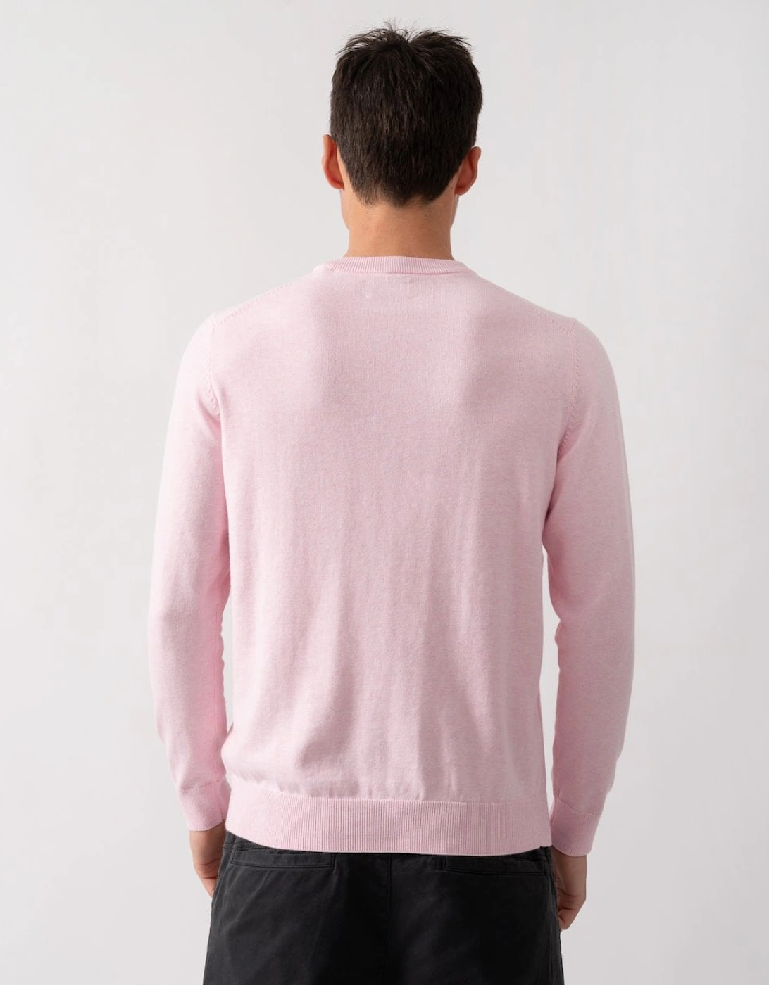 Mens Classic Cotton Crew Neck Jumper