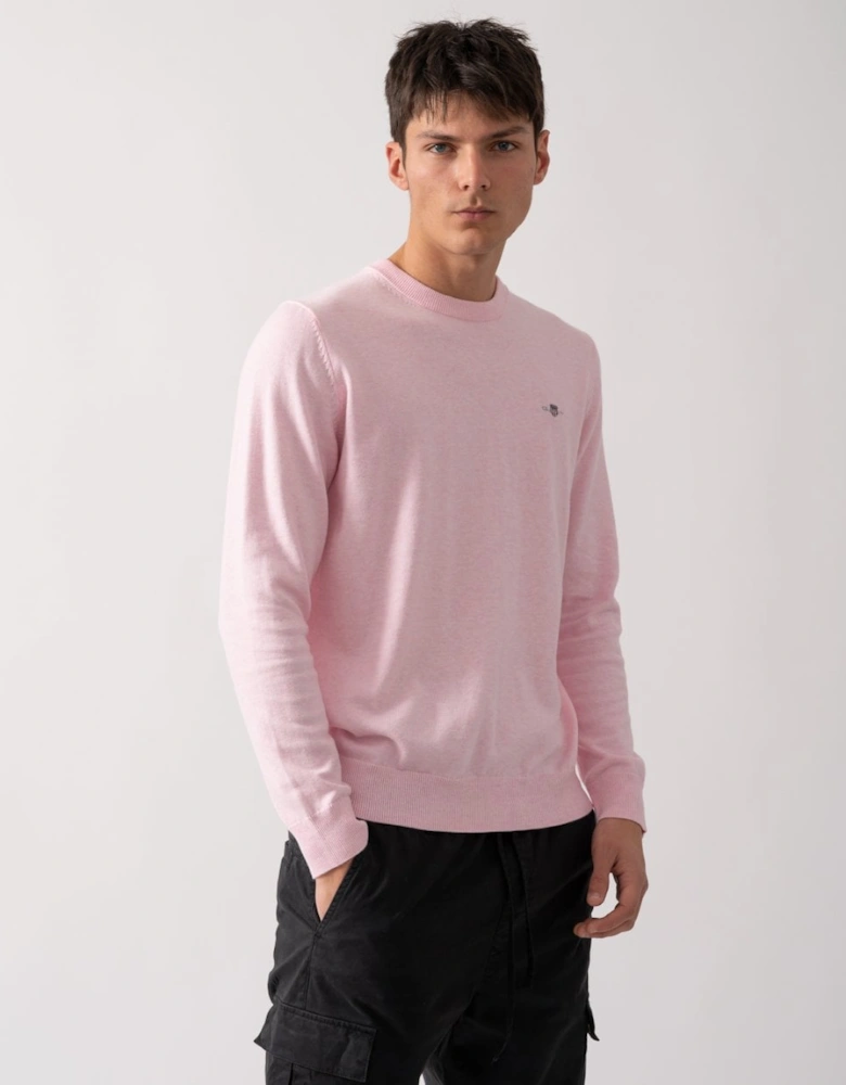 Mens Classic Cotton Crew Neck Jumper