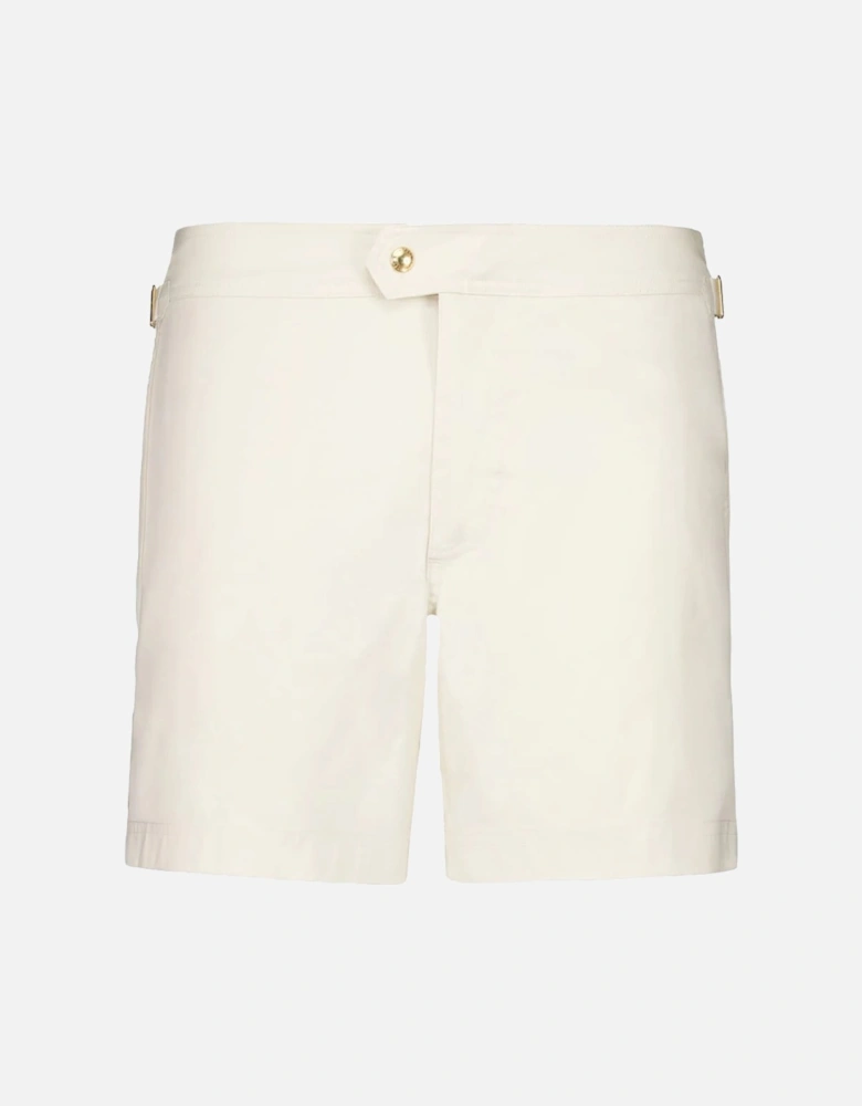 Compact Poplin Swimshorts Cream