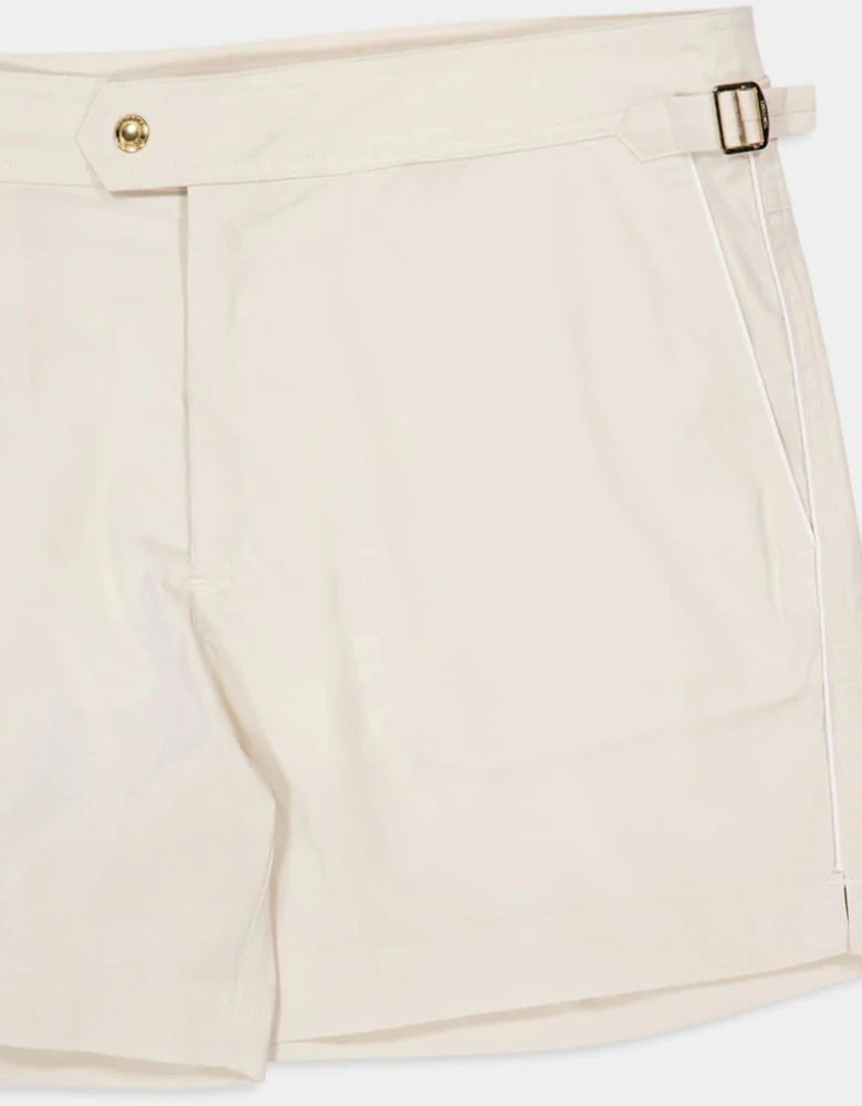 Compact Poplin Swimshorts Cream