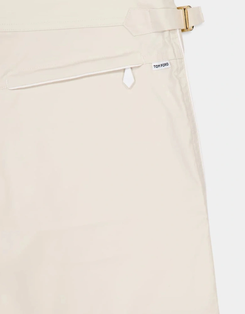 Compact Poplin Swimshorts Cream