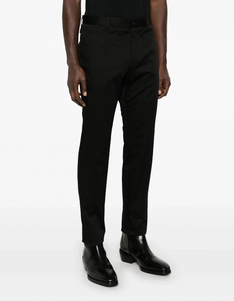 5 Pocket Slim Trousers Black