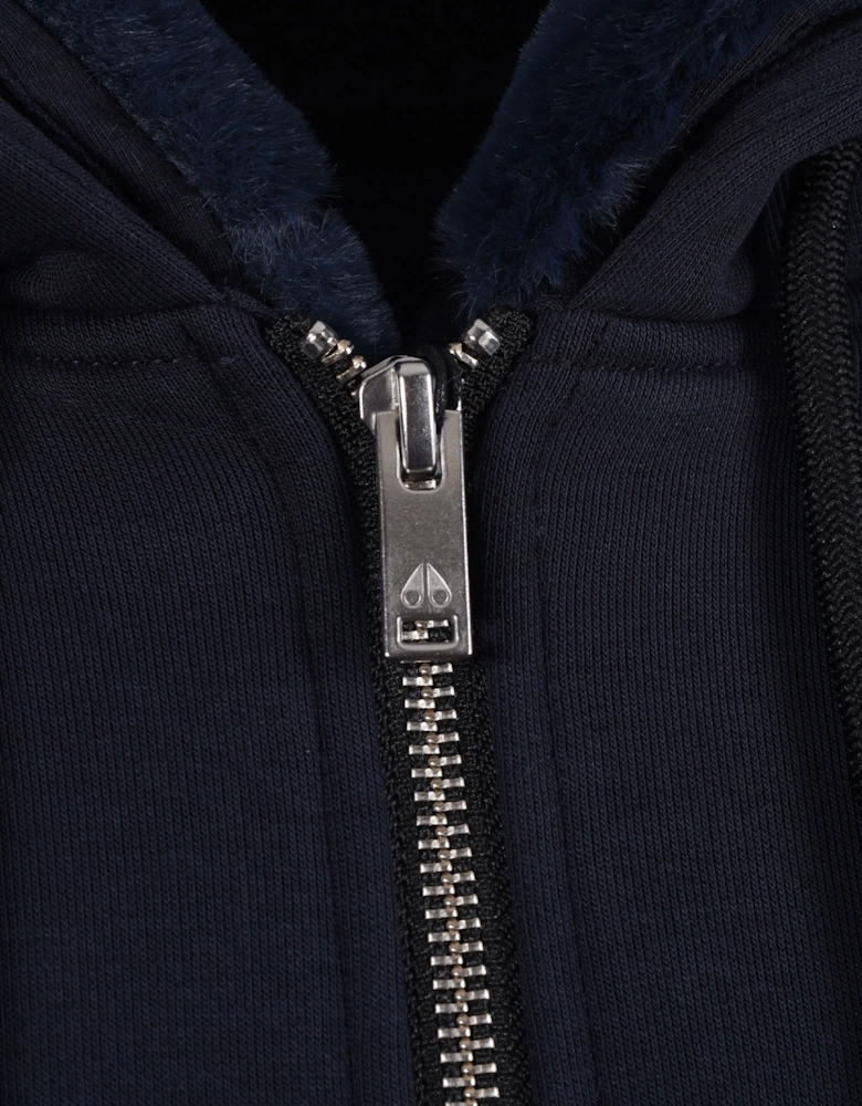 Classic Bunny Hooded Full Zip Navy