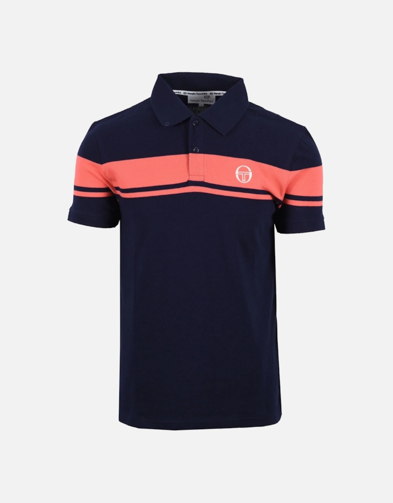 Young Line Polo Navy/Pink