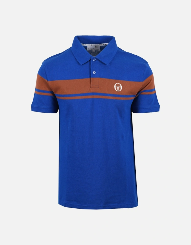 Young Line Polo Blue/Brown