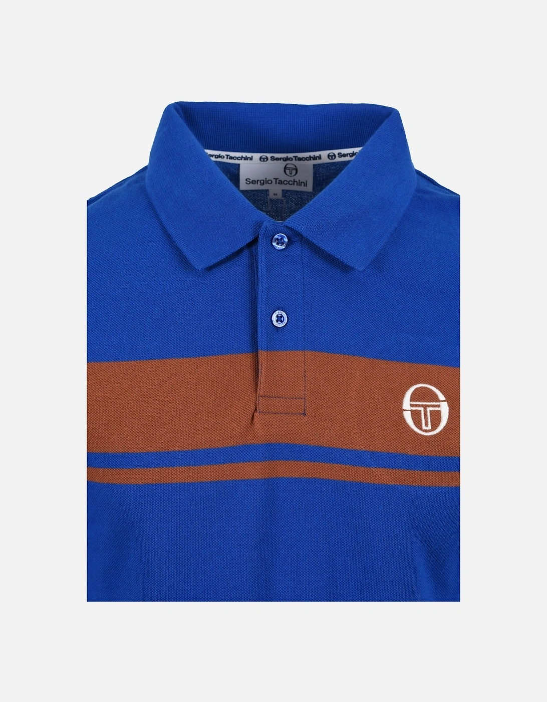 Young Line Polo Blue/Brown