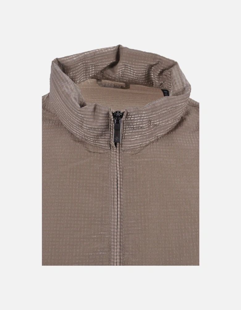 Woven Blouson Jacket Roasted Cashew