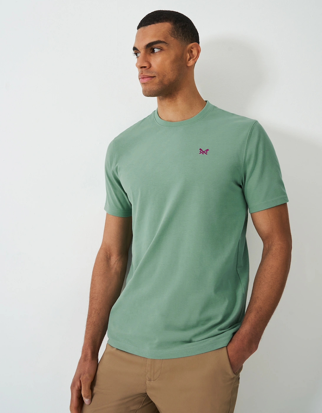 Men's Crew Classic Tee Feldspar Green, 6 of 5