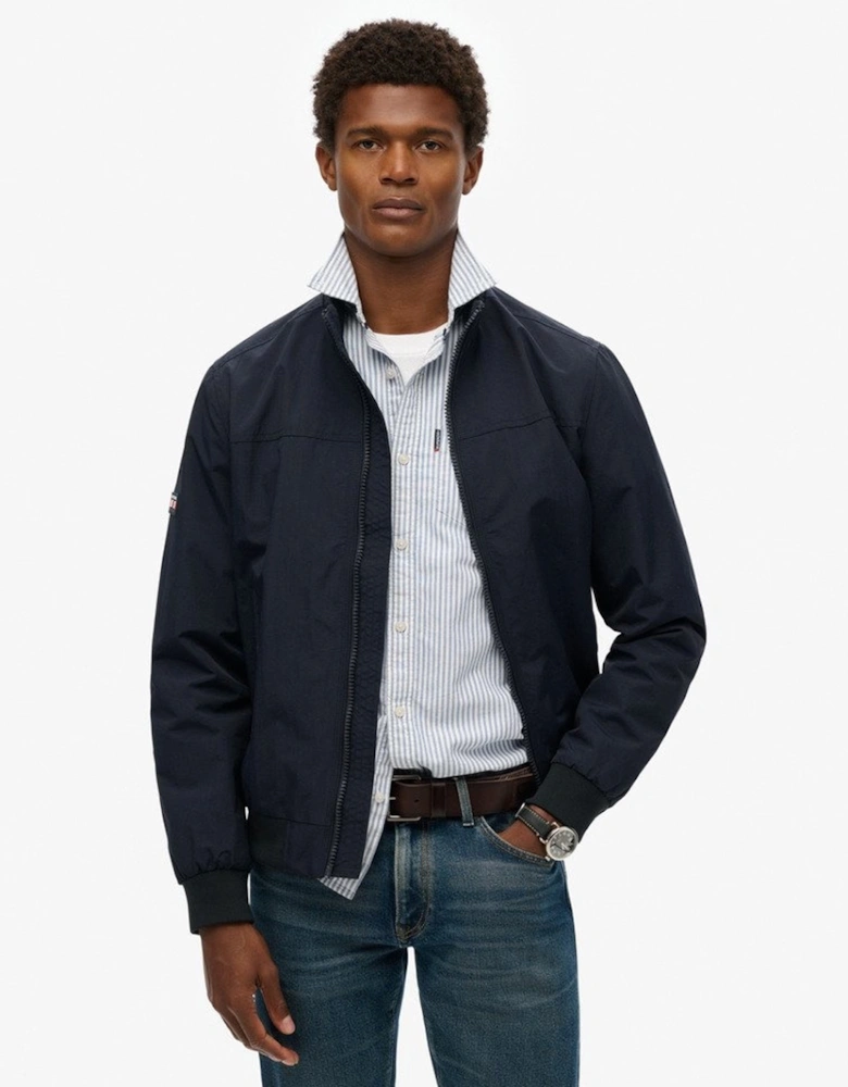 Men's Nylon Harrington Jacket Eclipse Navy