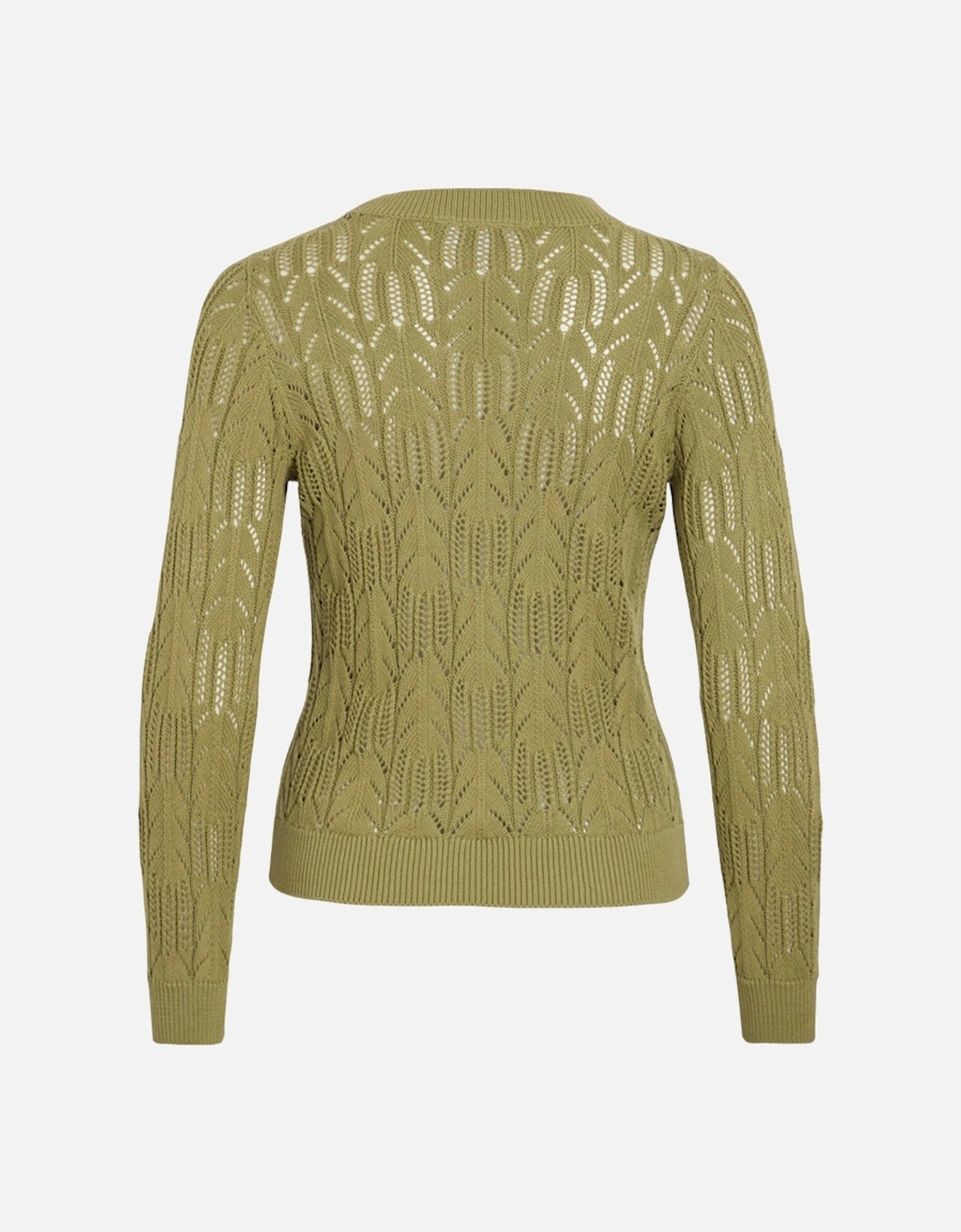 Cotti O-Neck Long Sleeve Knit Top Sage