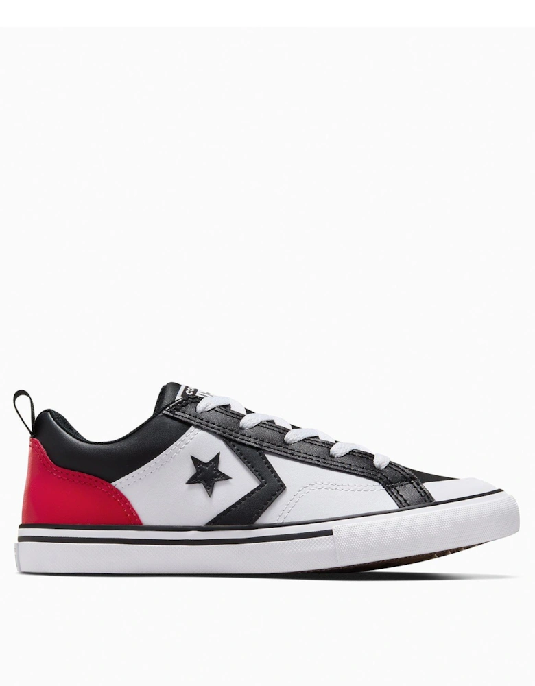 Kids Pro Blaze Leather Ox - Black