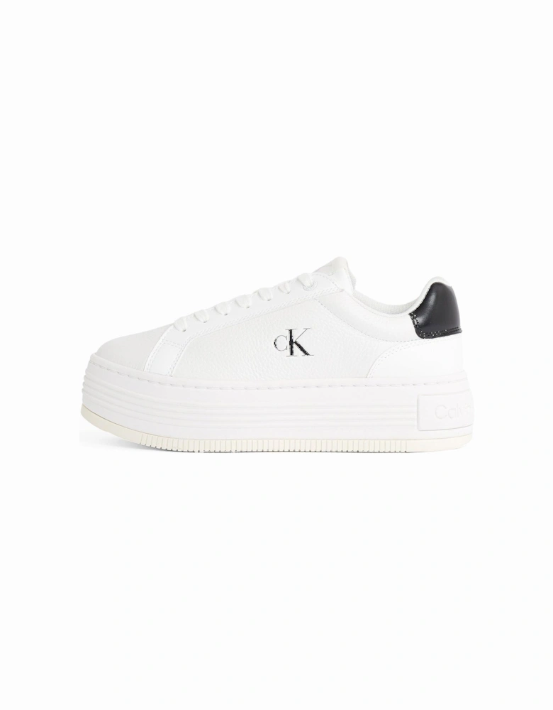 Bold Flatform Trainers - White