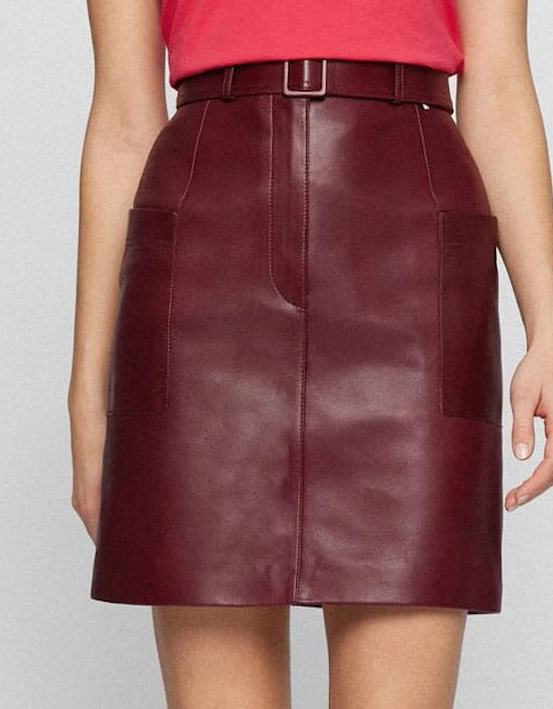 Semita Leather Skirt