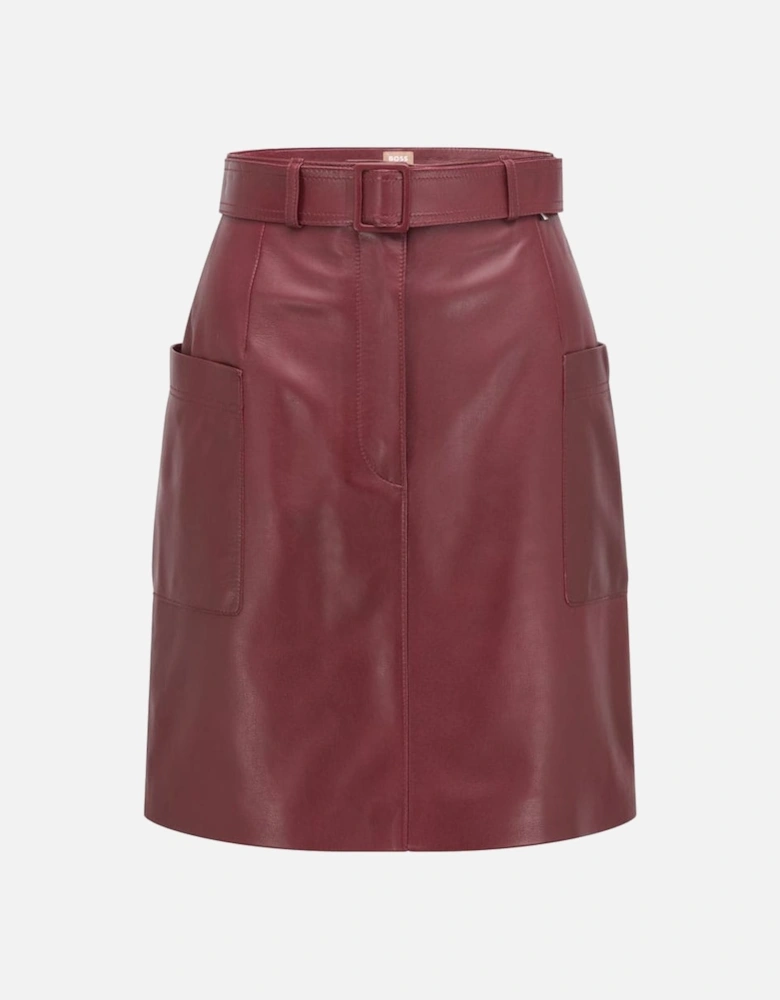 Semita Leather Skirt