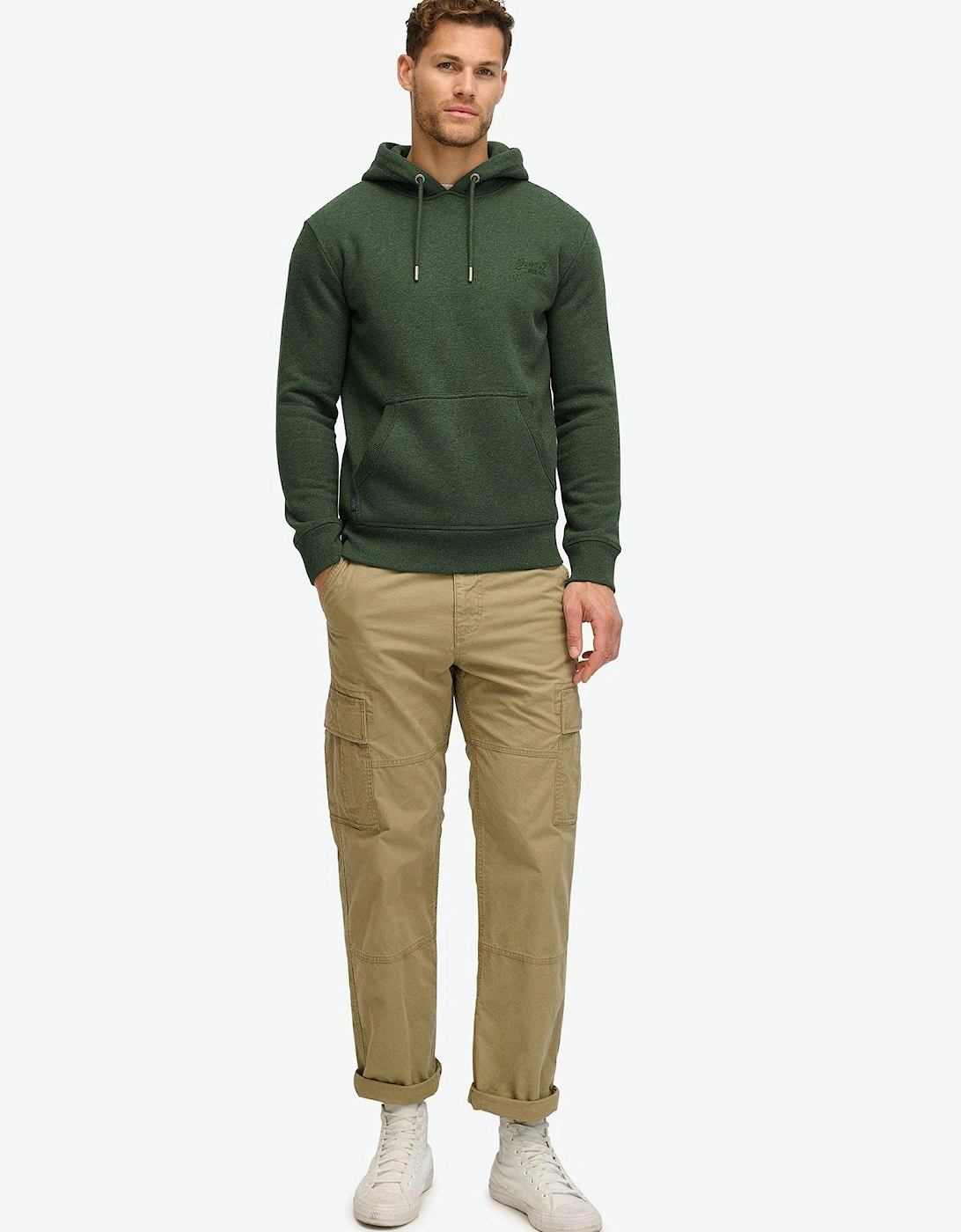 Essential Logo Hoodie - Dark Green