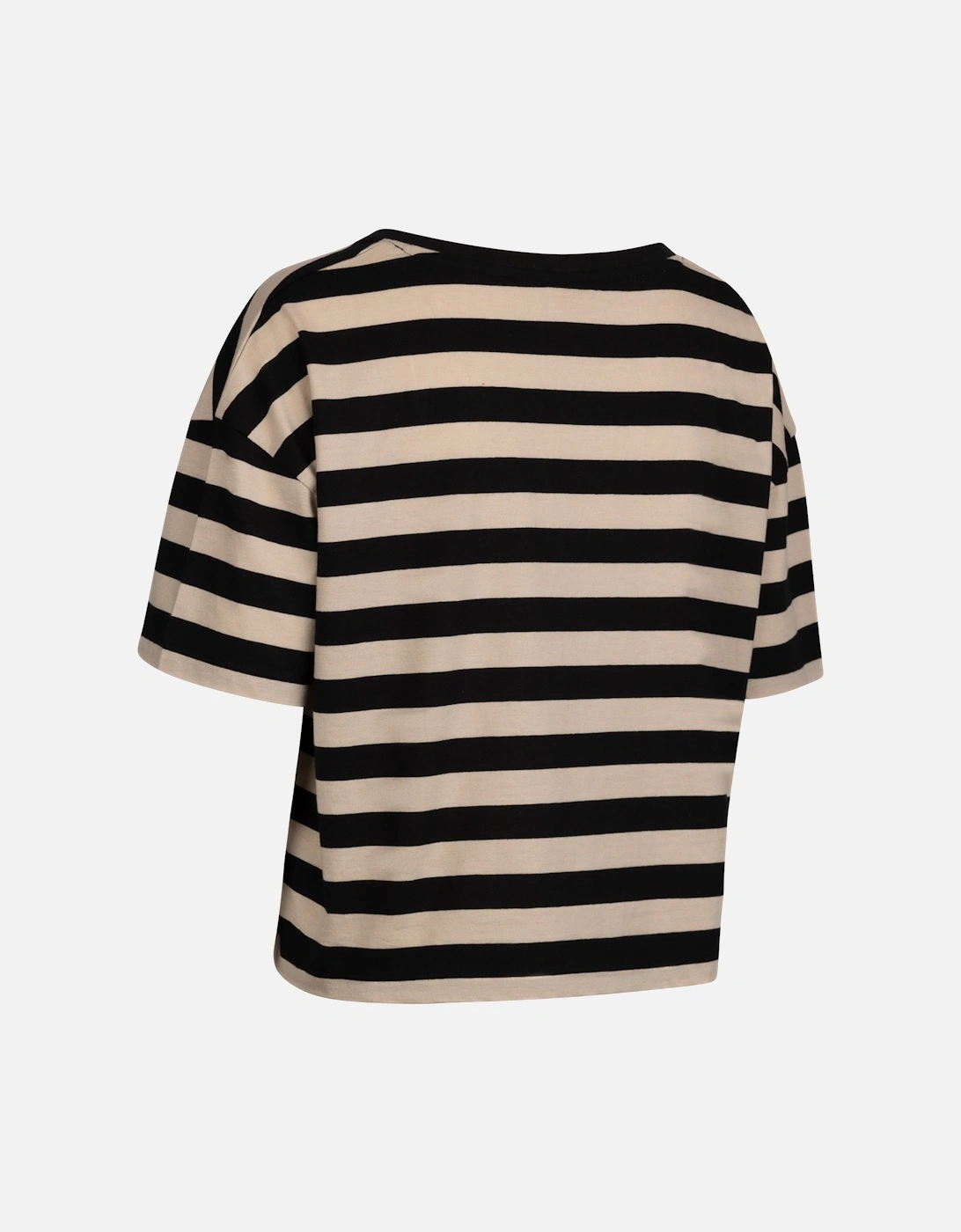 Womens/Ladies Donna Striped Boxy T-Shirt