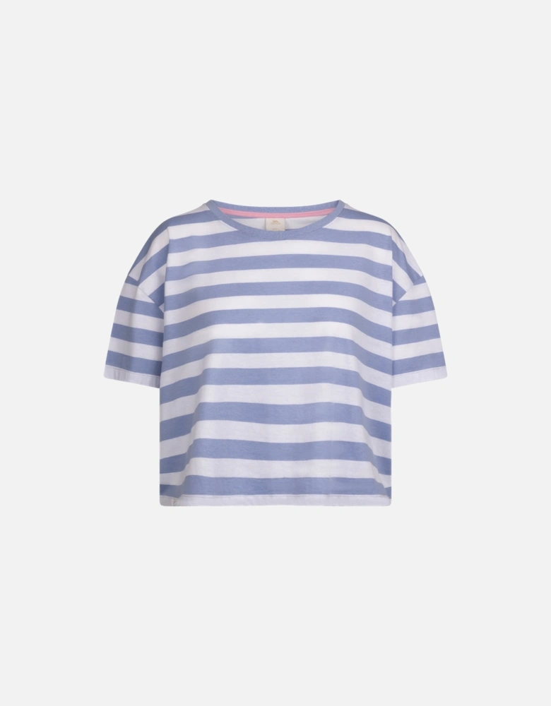 Womens/Ladies Donna Striped Boxy T-Shirt