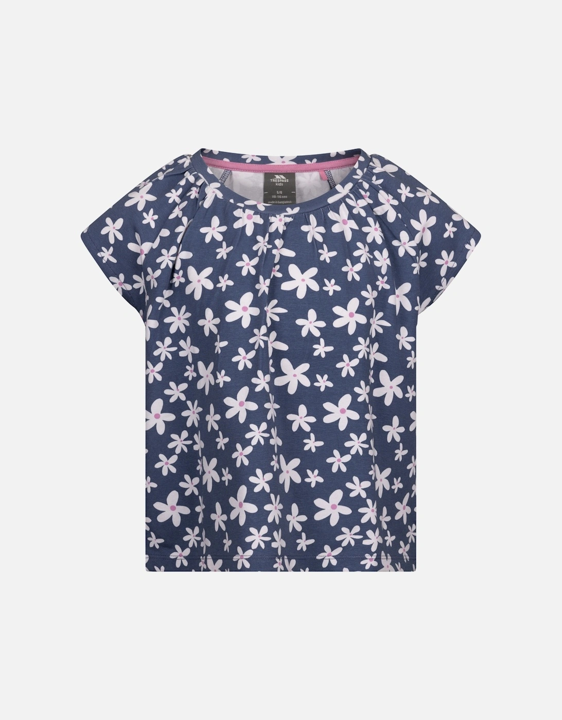 Girls Josey Floral T-Shirt, 4 of 3