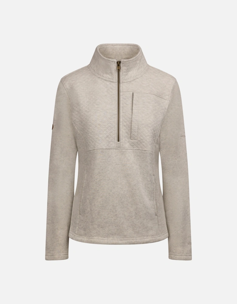 Womens/Ladies Hoxie Marl Fleece Top