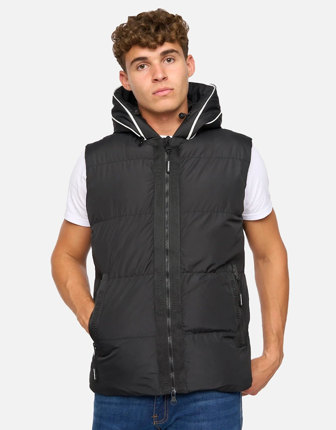 Mens Sandbox Hooded Gilet, 4 of 3