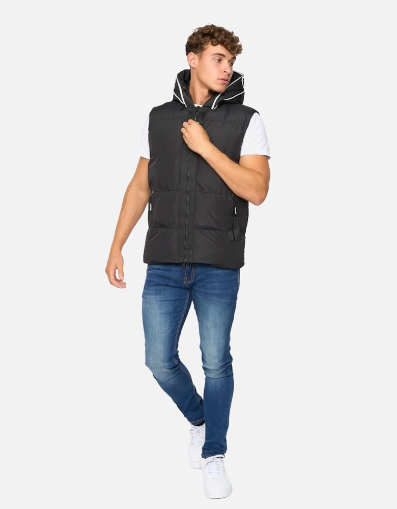 Mens Sandbox Hooded Gilet