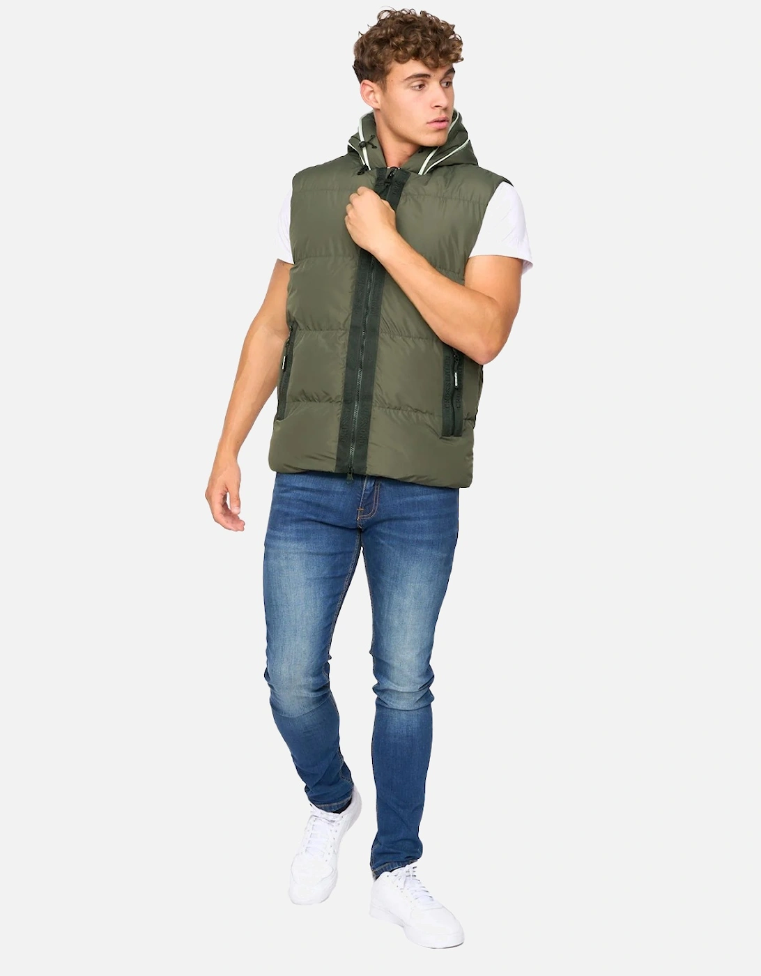 Mens Sandbox Hooded Gilet