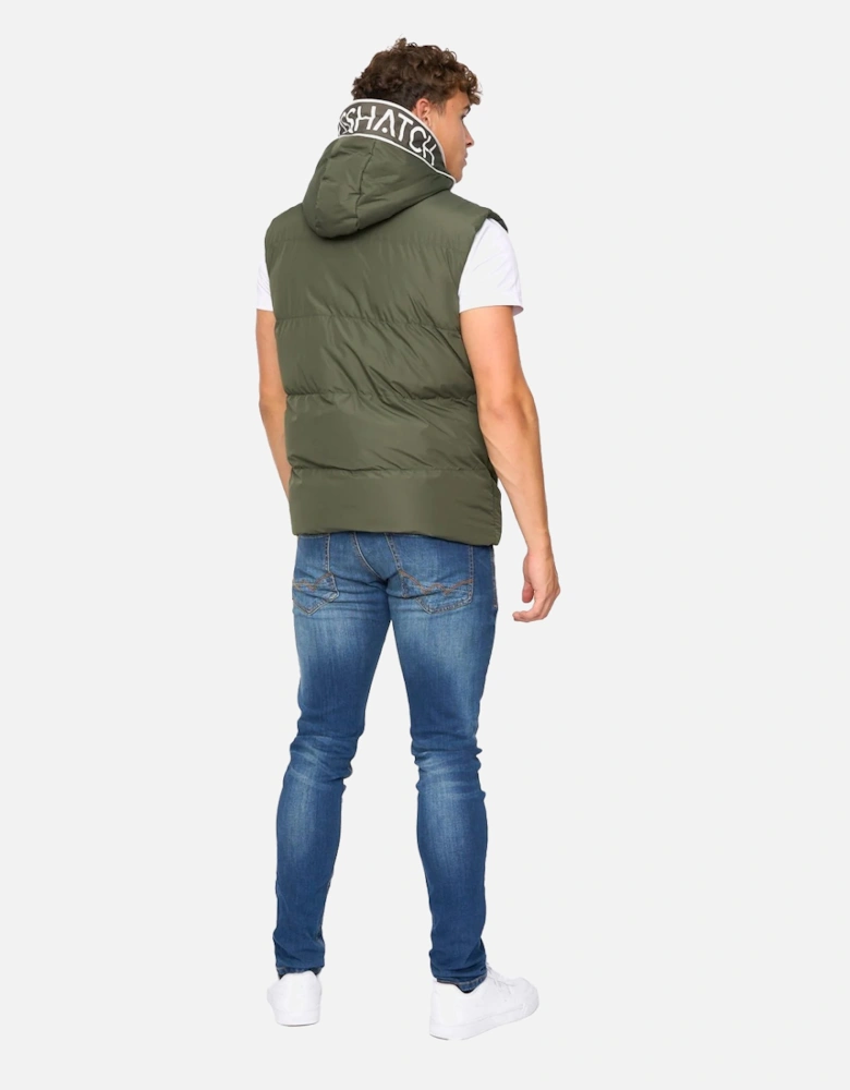 Mens Sandbox Hooded Gilet