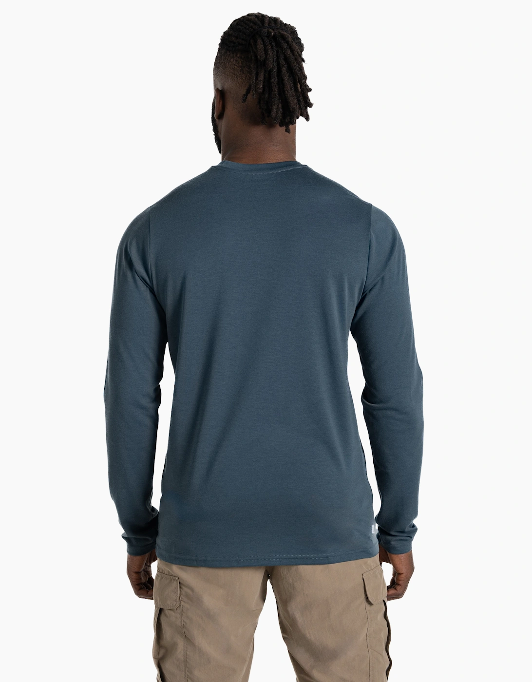 Craghoppers Men's Blue Abel Nosilife Long-Sleeved T-Shirt  36 S