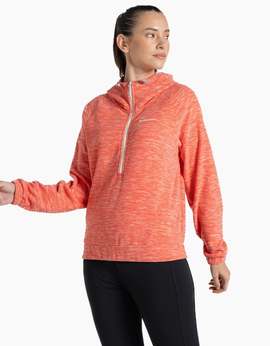 Craghoppers Women's Orange / Esk Half Zip Fleece Top - Size: 18 Uk