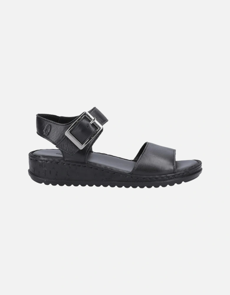 Womens/Ladies Ellie Leather Wedge Sandals