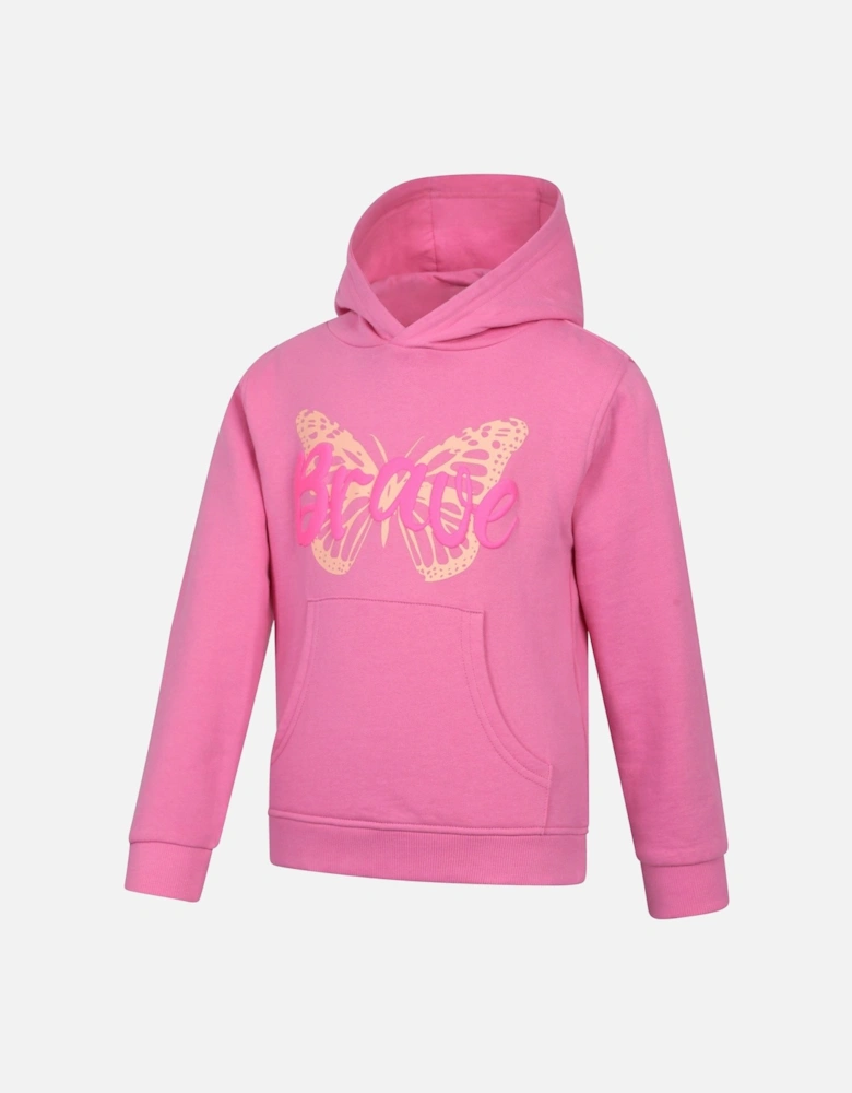 Childrens/Kids Brave Butterfly Hoodie