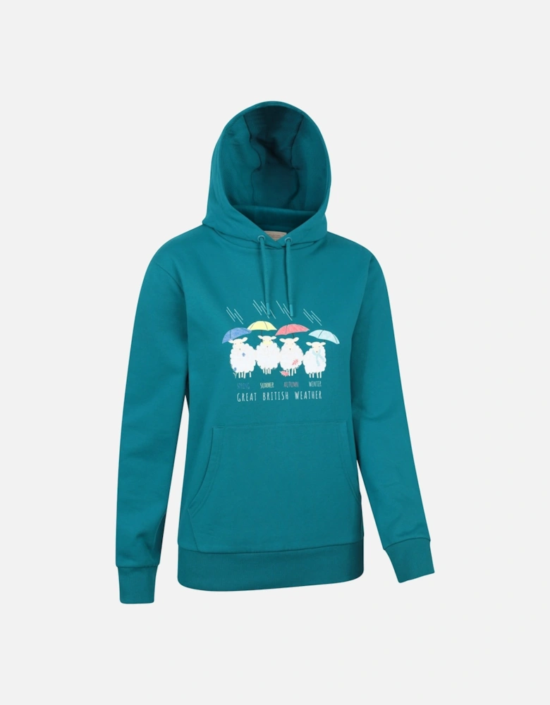 Womens/Ladies Great British Weather Regular Hoodie