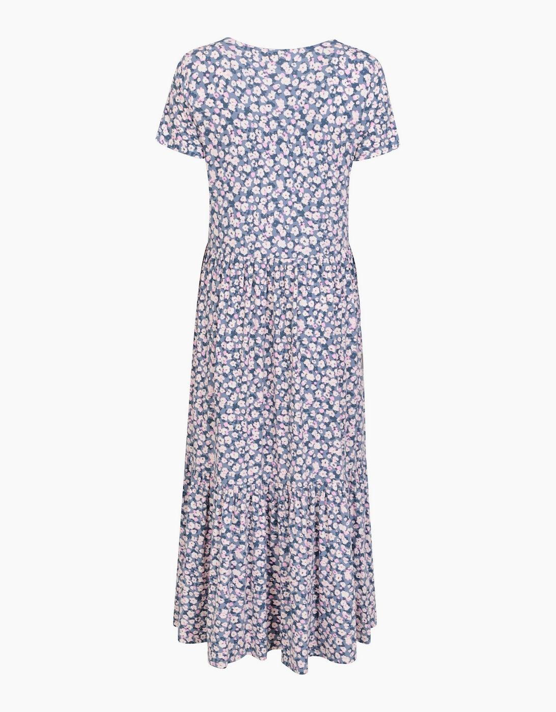 Mountain Warehouse Women's Grey Sardinia Flowers Tiered Dress - 14 Uk - 96% Viscose/4% Elastane - Image 3
