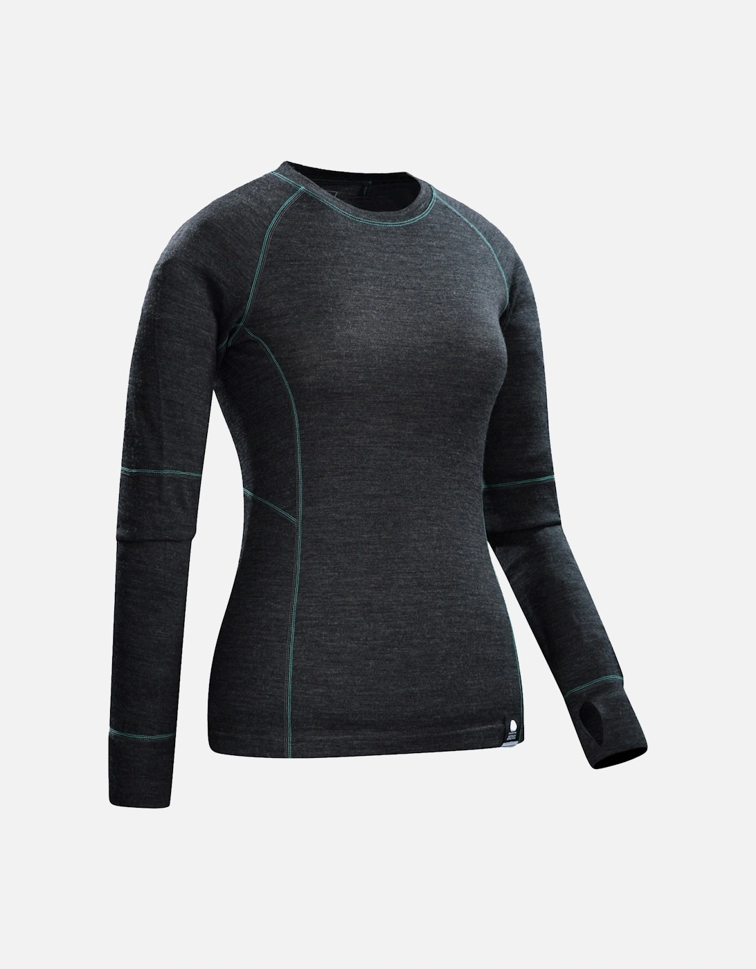 Womens/Ladies Ultra Merino Wool Round Neck Top