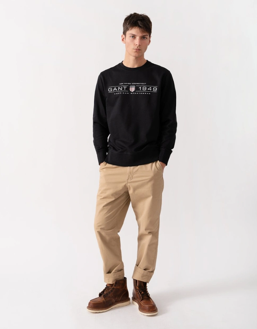 Mens Graphic Crew Neck Sweatshirt