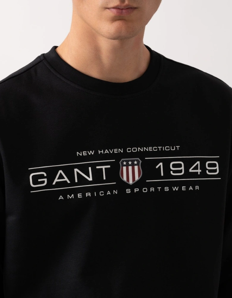 Mens Graphic Crew Neck Sweatshirt