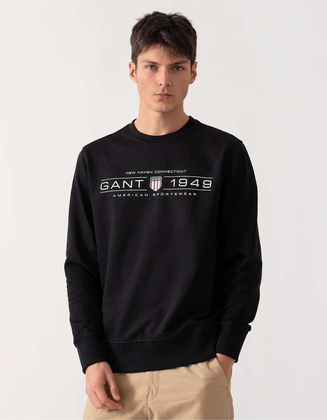 Mens Graphic Crew Neck Sweatshirt, 6 of 5