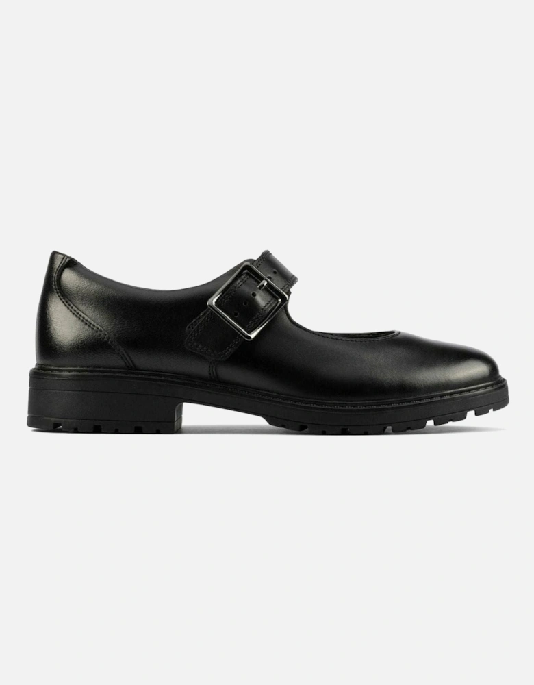 Loxham Walk Youth Black Leather