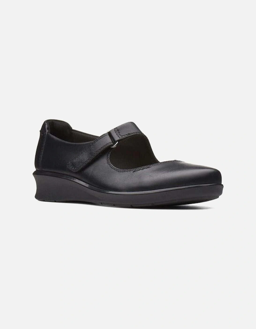 Women's Clarks Hope Henley black leather - Size: 7