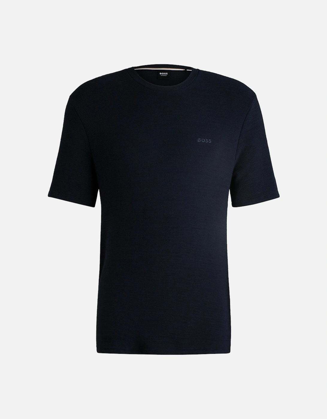 Soft Ribbed Regular Fit T-Shirt, Dark Blue, 2 of 1