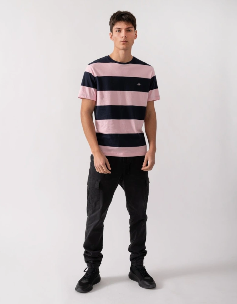 Mens Bar Stripe Short Sleeve T-Shirt